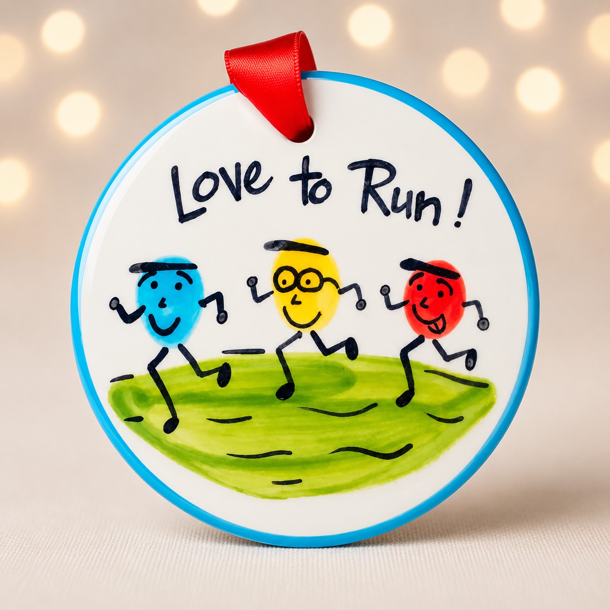 Runner Flat Ornament
